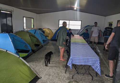 Las Brisas school campsite