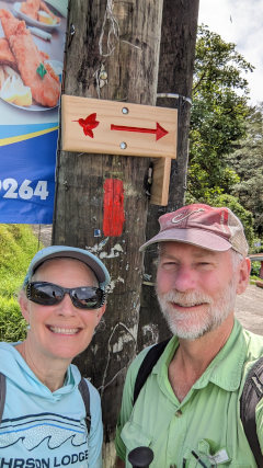 High Point of Camino de Costa Rica