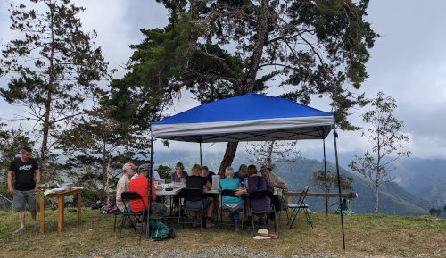 Lunch on a Mountain in Costa Rica