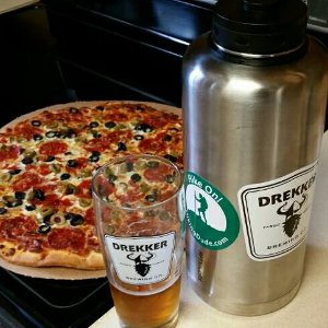 Hiking Pizza and Beer