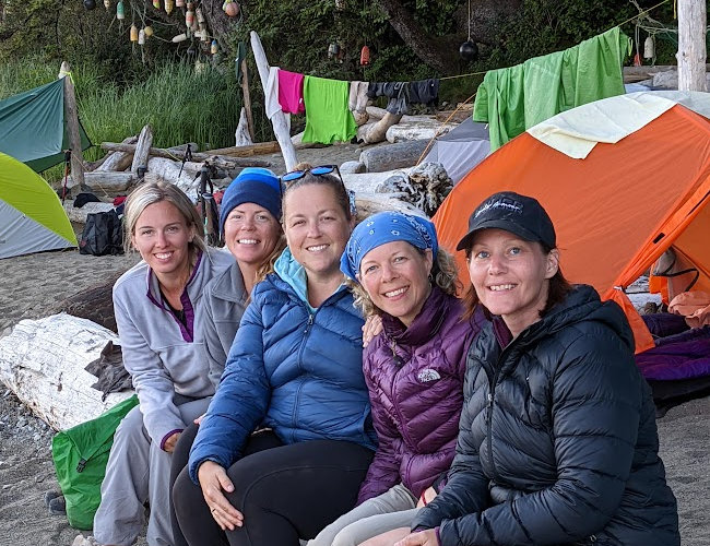 friends on West Coast Trail 2022