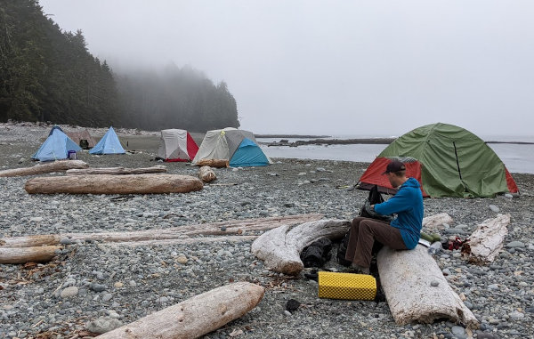 Beach Camping on West Coast Trail 2022