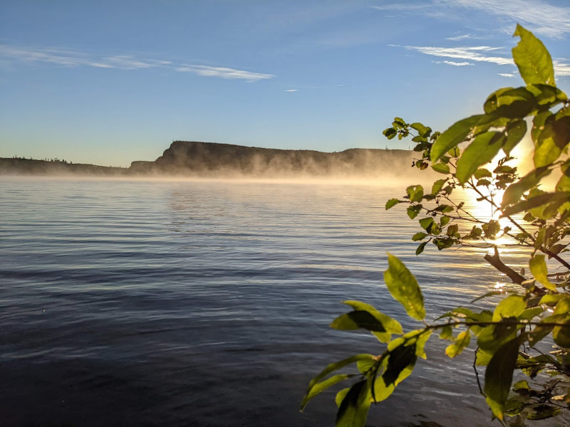 Sunrise on Rose Lake