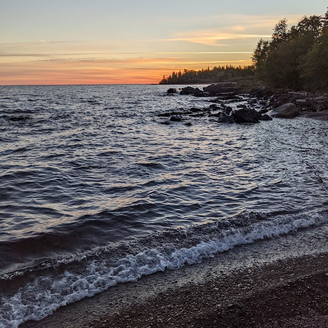 Lake Walk Sunset